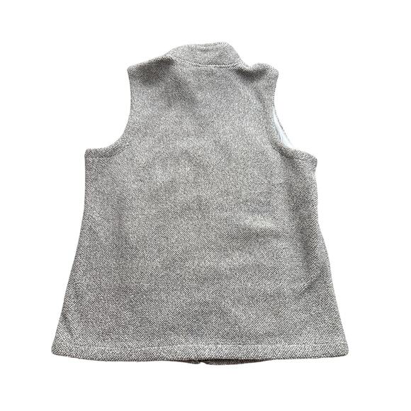 Balance Outdoor Collection Gray Fleece Vest Size L Zip Pockets Cozy - Picture 5 of 5